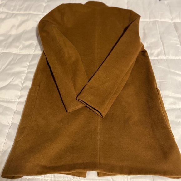 Women Wool mid length Coat-Camel size S. - Picture 3 of 3